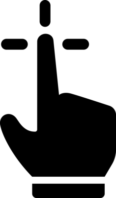 Click Gesture Sketch Style Svg Vector, Free Vectors File
